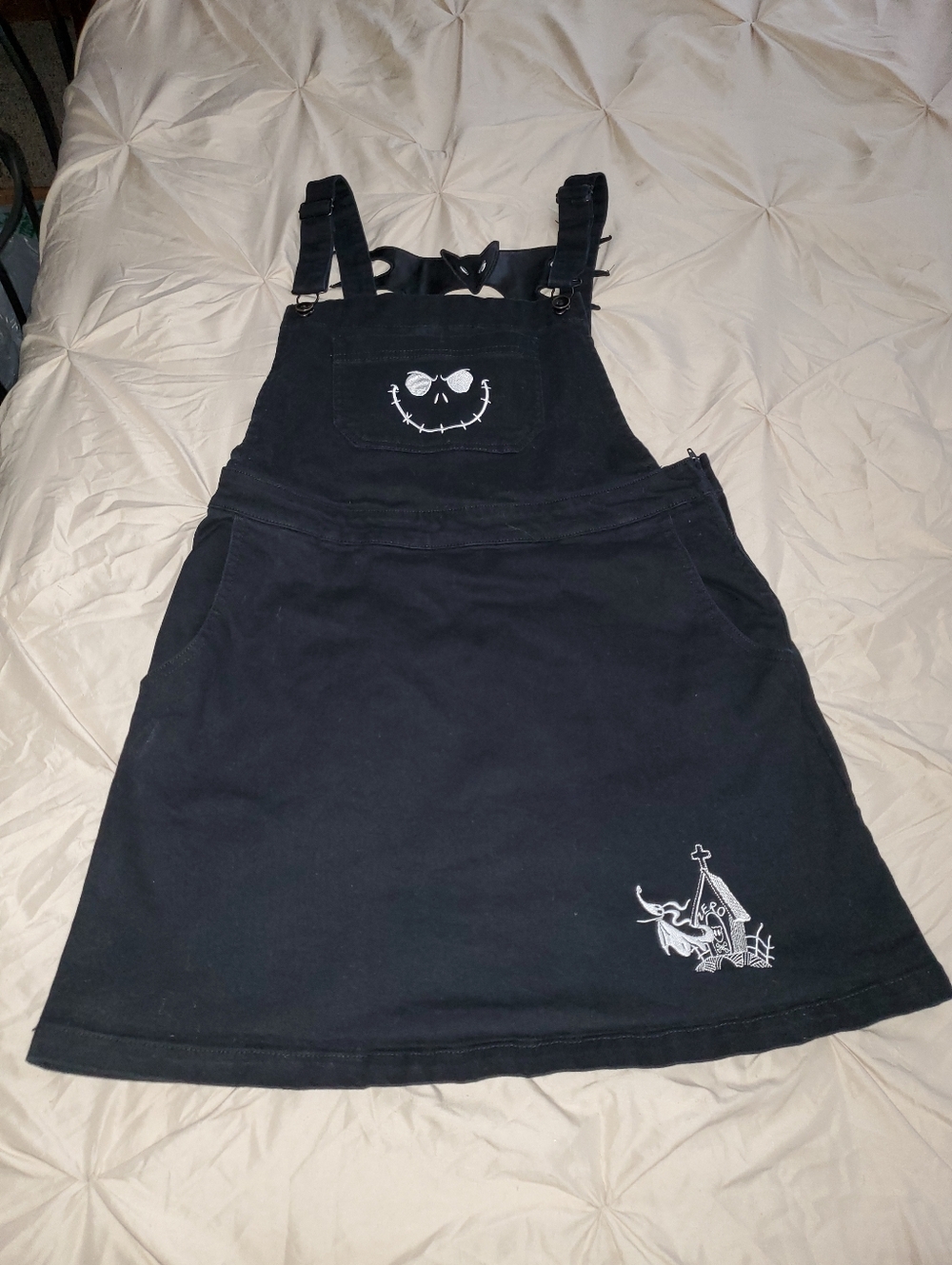 Disney Nightmare Before Christmas Jack Skellington Zero Overall Dress